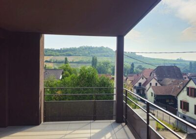 Vue Exposition Est - Résidence Sérénité à Soultz-les-Bain - Logement Neuf