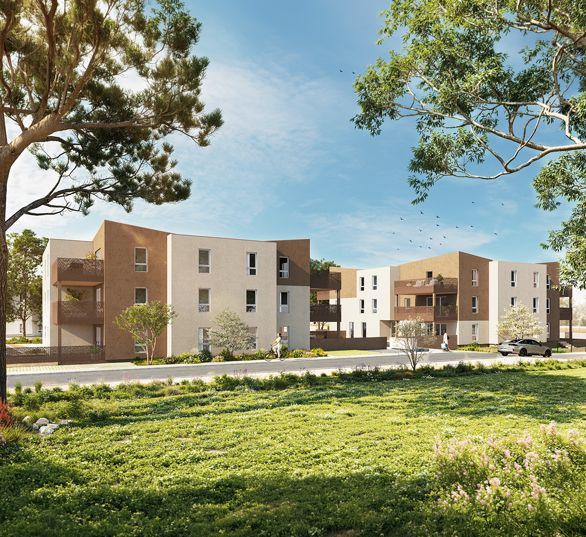 Salle de Bain - Appartement Témoin de la Résidence Sérénité à Soultz-les-Bain - Logement Neuf